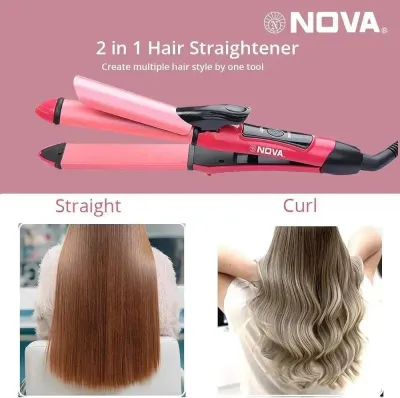2 In 1 Nova Hair Straightner And Curler – side view