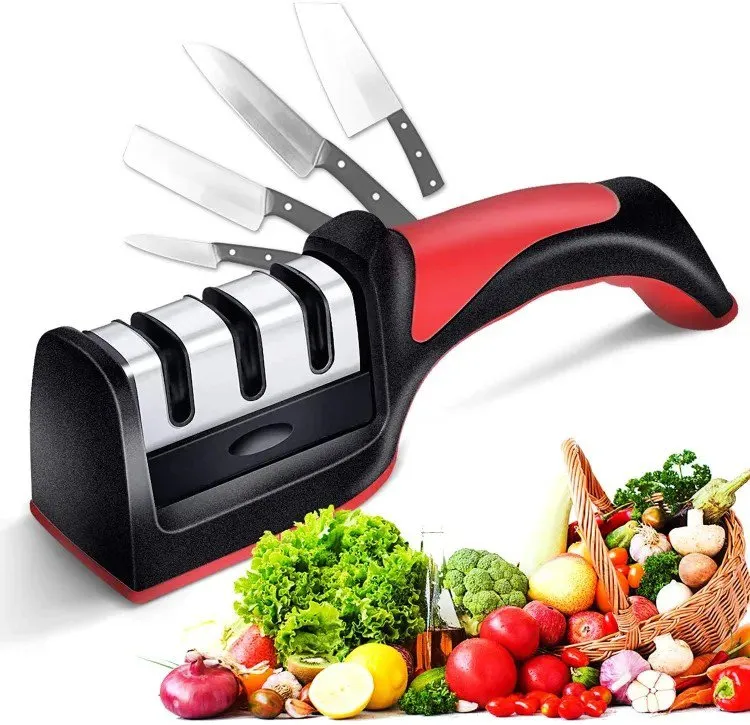 3 Stage Knife Sharpener – side view