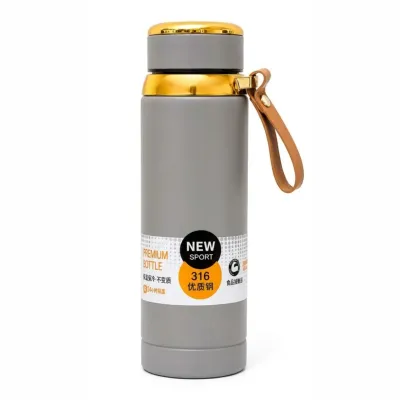 316 Stainless Steel Water Bottle - Pink and Gold – vacuum insulated thermal flask