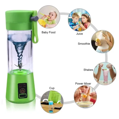 6-Blade Portable Juicer – size and shape