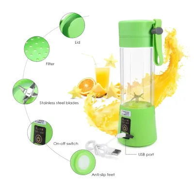 6-Blade Portable Juicer – back view