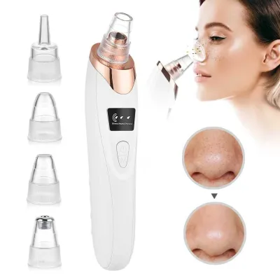 Derma Suction White Rechargeable – shown in use