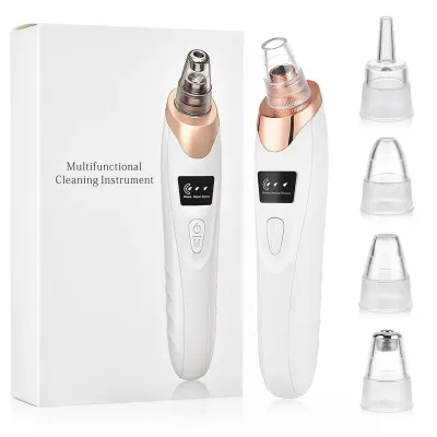 Electric Blackhead Remover & Pore Cleaner – Rechargeable Facial Pore Vacuum for Deep Cleansing & Exfoliation