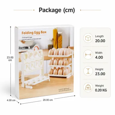 Foldable Egg Holder – shown in use