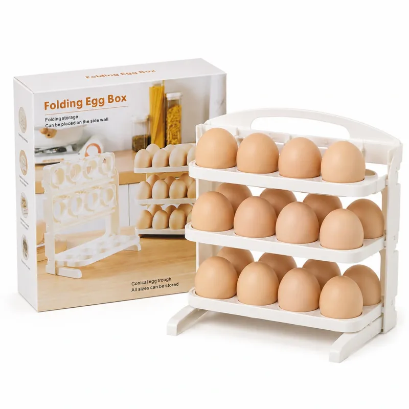 Foldable Egg Holder – back view