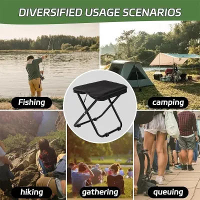 Folding Stool – shown in use