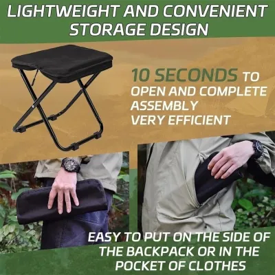 Folding Stool – with its packaging