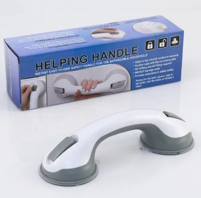 Helping Handle for Bathroom Safety - Dual Suction Grab Bar