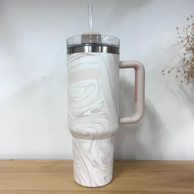 Marble Design Tumbler 1200ml – back view