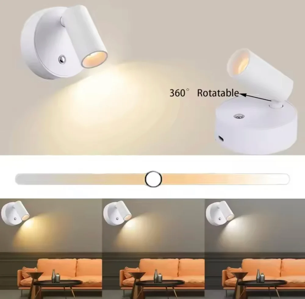 Motion Sensor Wall Lamp – size and shape