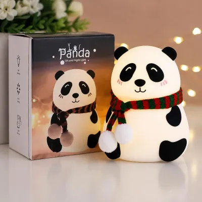 Panda Silicone Night Light - Soft Tap Control Lamp