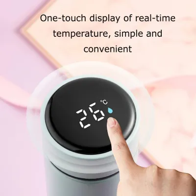 Smart Temperature Display Water Bottle – size and shape