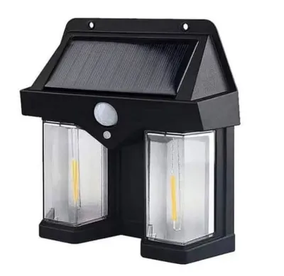 Solar Wall Light 228 Double Outdoor Lamp