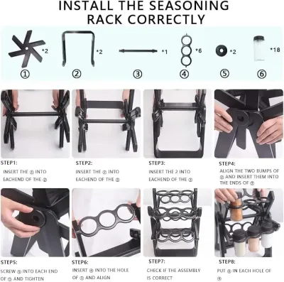Spice Rack – shown in use